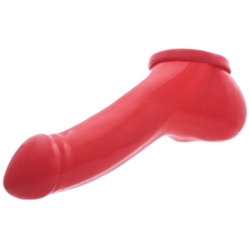 Latex Penis Sheath Adam Red